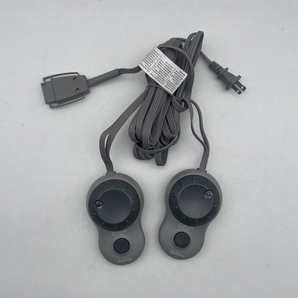 Sunbeam Dual Electric Heating Blanket Controllers Style: S85KQA PAC-449-1
